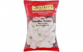 Mother's Recipe Sabudana Papad with Sendha Namak (Rock Salt)  Pack  70 grams